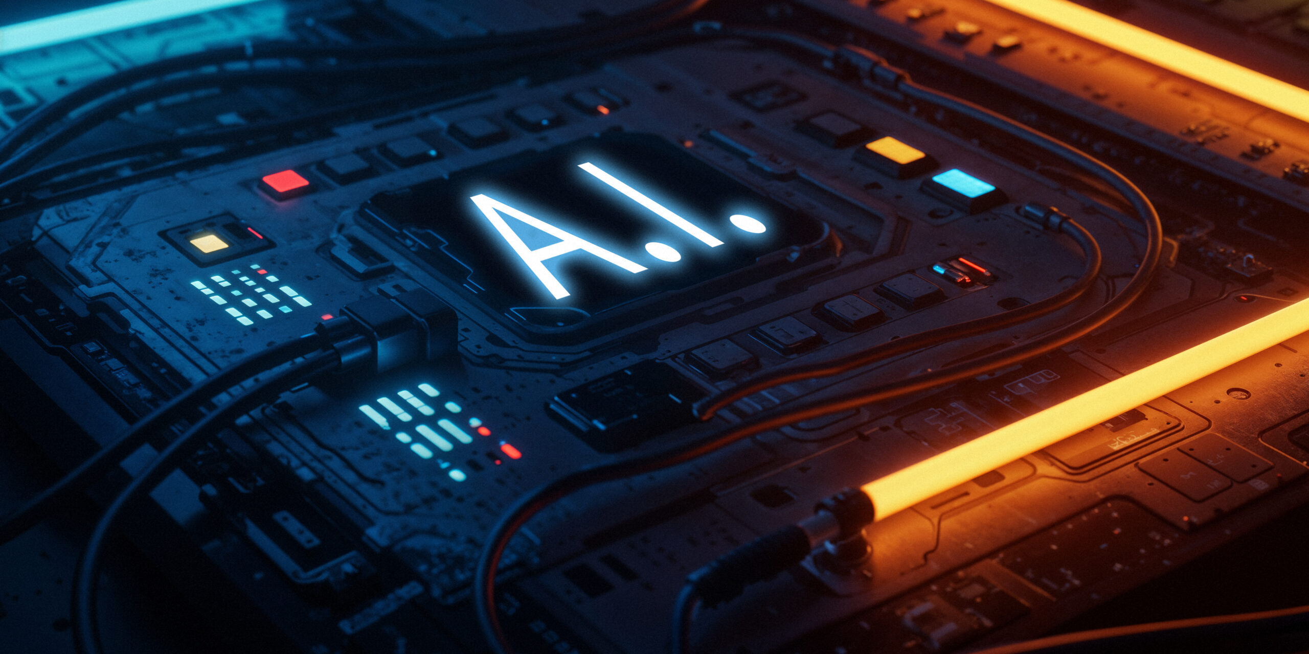 ai-circuit-board-with-neon-lights